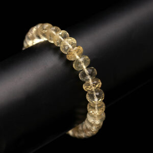 Green amethyst facitate tambal bangle - no viedo